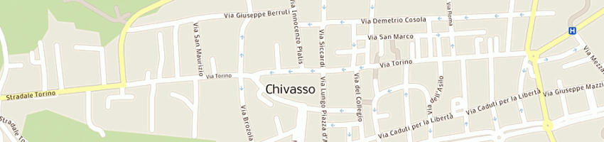 Mappa della impresa provincia di torino a CHIVASSO