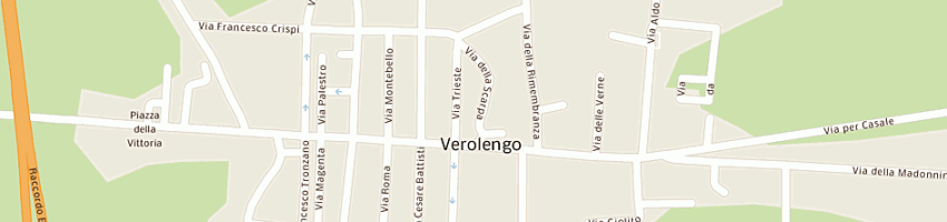Mappa della impresa allasia claudio a VEROLENGO