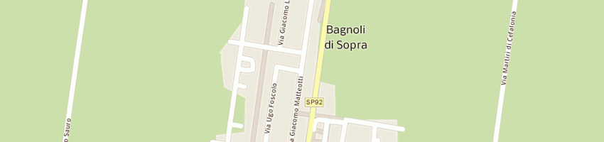 Mappa della impresa perin ettore e c (snc) a BAGNOLI DI SOPRA