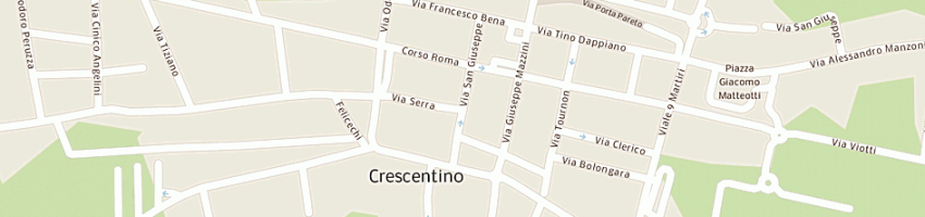 Mappa della impresa calzature pascuzzi wilma a CRESCENTINO
