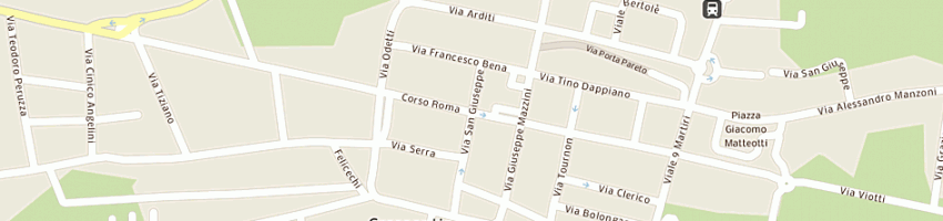 Mappa della impresa canonica barbara a CRESCENTINO