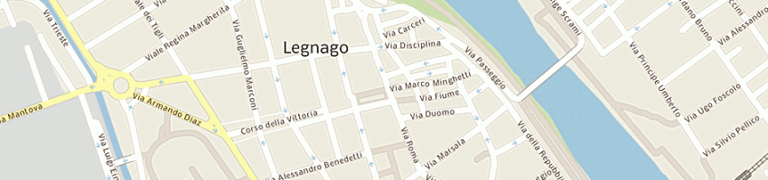 Mappa della impresa zebutours di vittori ivone a LEGNAGO