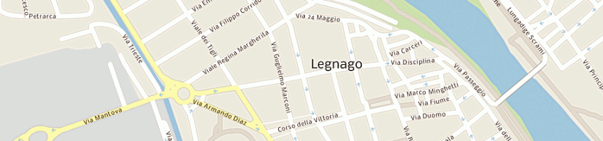 Mappa della impresa associazione provle veronese per la cremazione a LEGNAGO