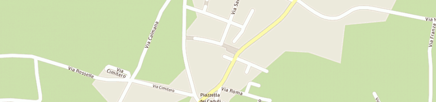 Mappa della impresa carabinieri a PONSO