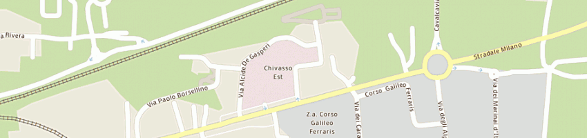 Mappa della impresa csg costruzioni srl a CHIVASSO