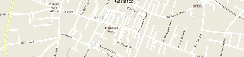 Mappa della impresa guardamagna maurizio a GARLASCO