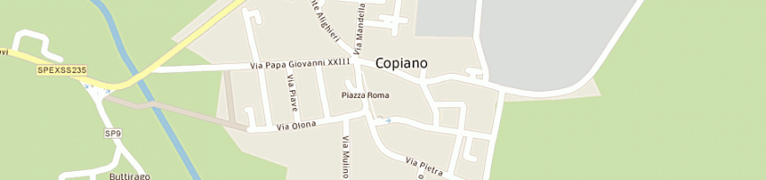 Mappa della impresa mps srl manutenzione e pulizia strade a COPIANO