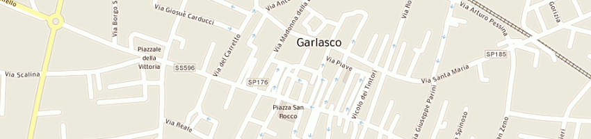 Mappa della impresa basilico annamaria a GARLASCO