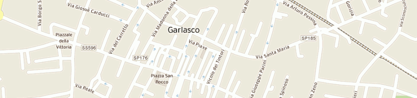 Mappa della impresa bar gabri di chinaglia dante a GARLASCO