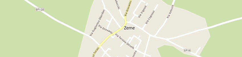 Mappa della impresa rossanigo pier luigi a ZEME