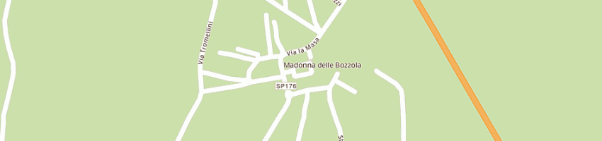 Mappa della impresa santuario madonna della bozzola a GARLASCO