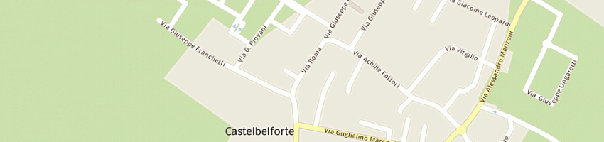 Mappa della impresa elvis e ale ristorante - pizzeria di saccani elvis a CASTELBELFORTE
