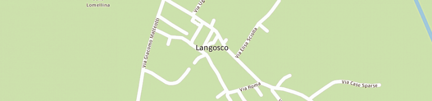 Mappa della impresa officine langosco (snc) a LANGOSCO