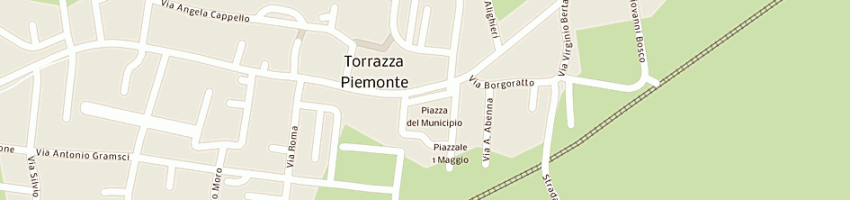 Mappa della impresa motoautoriparazioni del borgo (snc) a TORRAZZA PIEMONTE