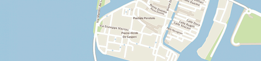 Mappa della impresa bozzato gianfranco a CHIOGGIA