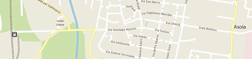 Mappa della impresa rizzi maurizio a ASOLA