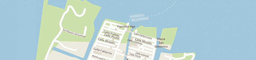 Mappa della impresa pizzeria vigo snc di de zordi luca e c a CHIOGGIA