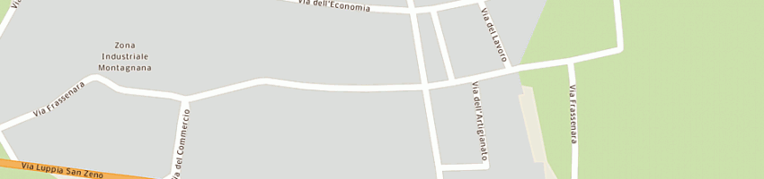 Mappa della impresa lim di stevanin romeo e c snc a MONTAGNANA