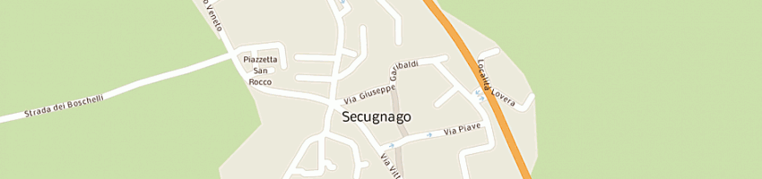 Mappa della impresa monticelli paolo a SECUGNAGO
