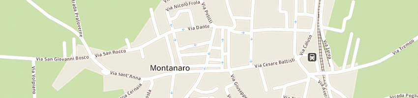 Mappa della impresa vaglietti franco a MONTANARO