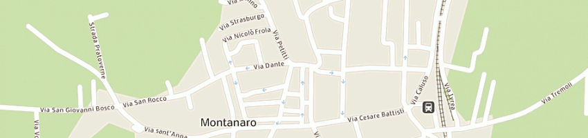 Mappa della impresa olivella giuseppe a MONTANARO