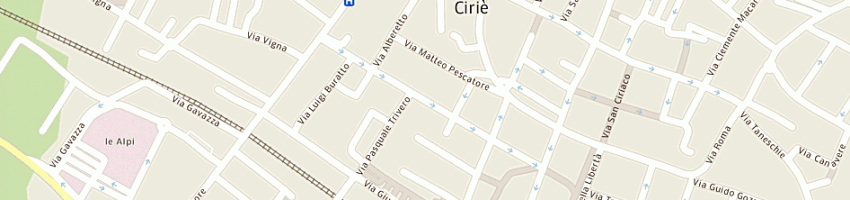 Mappa della impresa listello maria gabriella a CIRIE 