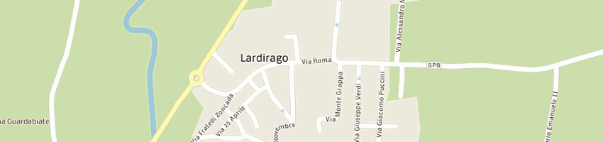 Mappa della impresa de sury sandro a LARDIRAGO