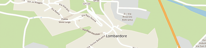 Mappa della impresa lomec lombardore meccanica srl a LOMBARDORE