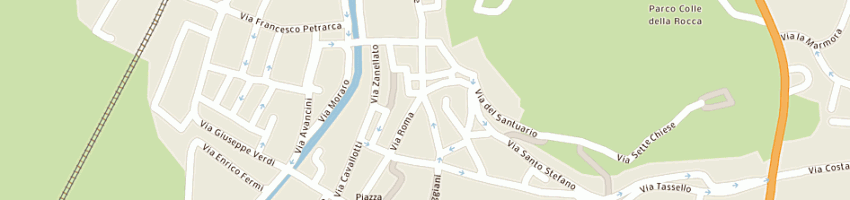 Mappa della impresa via roma sas a MONSELICE