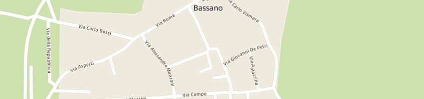 Mappa della impresa bazza giuseppina a SAN BASSANO