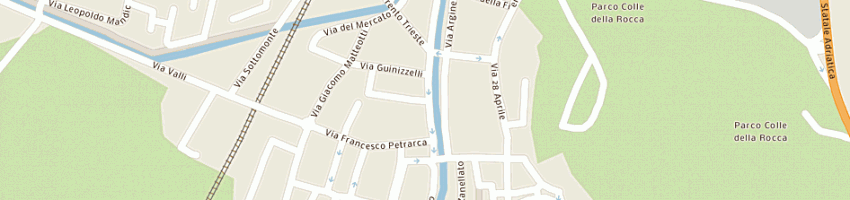 Mappa della impresa ristorante pizzeria al campiello di lion maurizio e c snc a MONSELICE