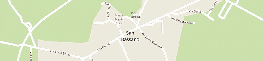 Mappa della impresa ristorante leon d'oro a SAN BASSANO