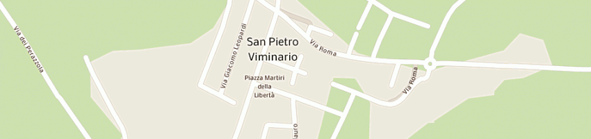 Mappa della impresa farmacia anziutti dr arnaldo a SAN PIETRO VIMINARIO