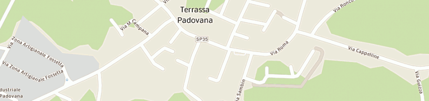 Mappa della impresa zb a TERRASSA PADOVANA