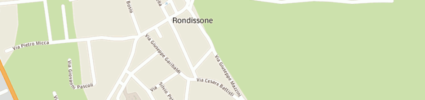 Mappa della impresa comune di rondissone - centro giovani a RONDISSONE