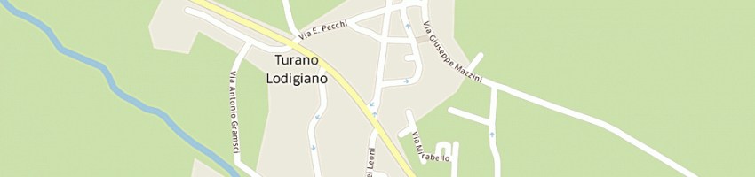 Mappa della impresa poste italiane a TURANO LODIGIANO