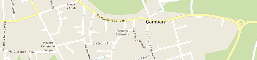 Mappa della impresa pecori giovanni a GAMBARA
