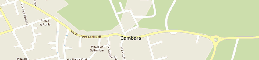 Mappa della impresa agricola sparavalle di ferrari g e c ss a GAMBARA
