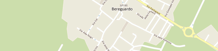 Mappa della impresa la baracca di bernini p a BEREGUARDO