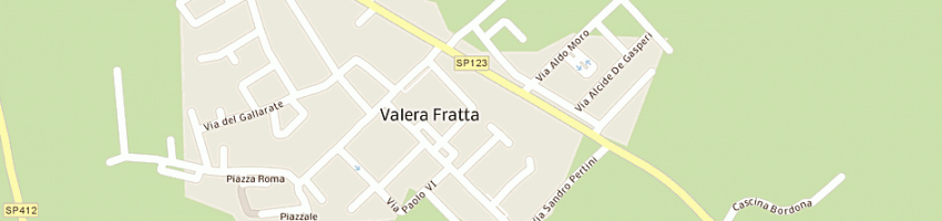 Mappa della impresa municipio a VALERA FRATTA