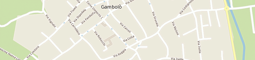 Mappa della impresa bazzano giuseppe a GAMBOLO 
