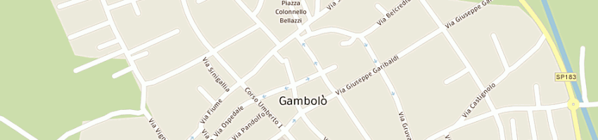 Mappa della impresa artigiana mobili di reitano giuseppe antonio a GAMBOLO 