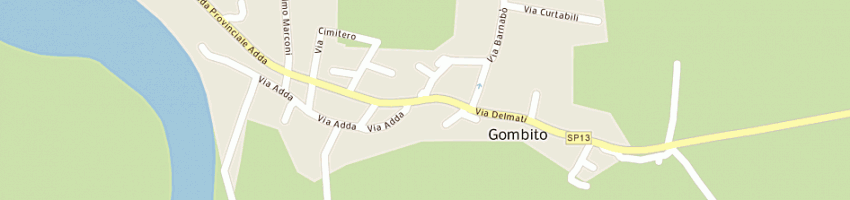 Mappa della impresa roveda giovanni a GOMBITO