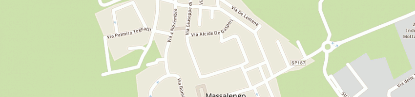 Mappa della impresa municipio a MASSALENGO