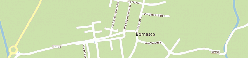 Mappa della impresa cassa rurale ed artigiana di binasco a BORNASCO