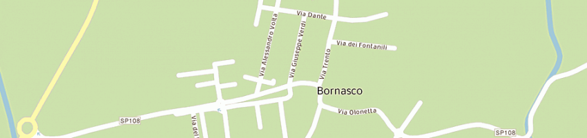 Mappa della impresa l'edilizia srl a BORNASCO