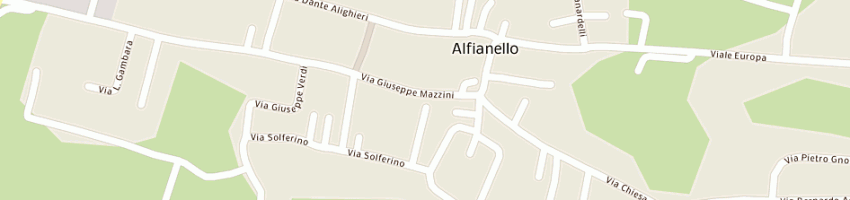 Mappa della impresa poste e telecomunicazioni a ALFIANELLO