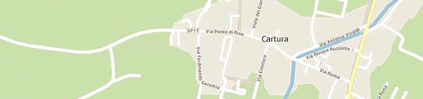 Mappa della impresa poste italiane spa a CARTURA