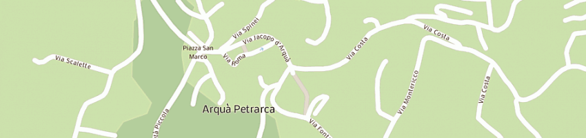 Mappa della impresa bar trattoria oste al guerriero a ARQUA PETRARCA