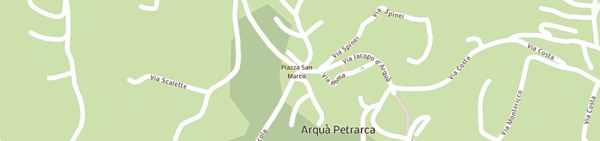Mappa della impresa pizzeria s marco di correzzola moreno a ARQUA PETRARCA